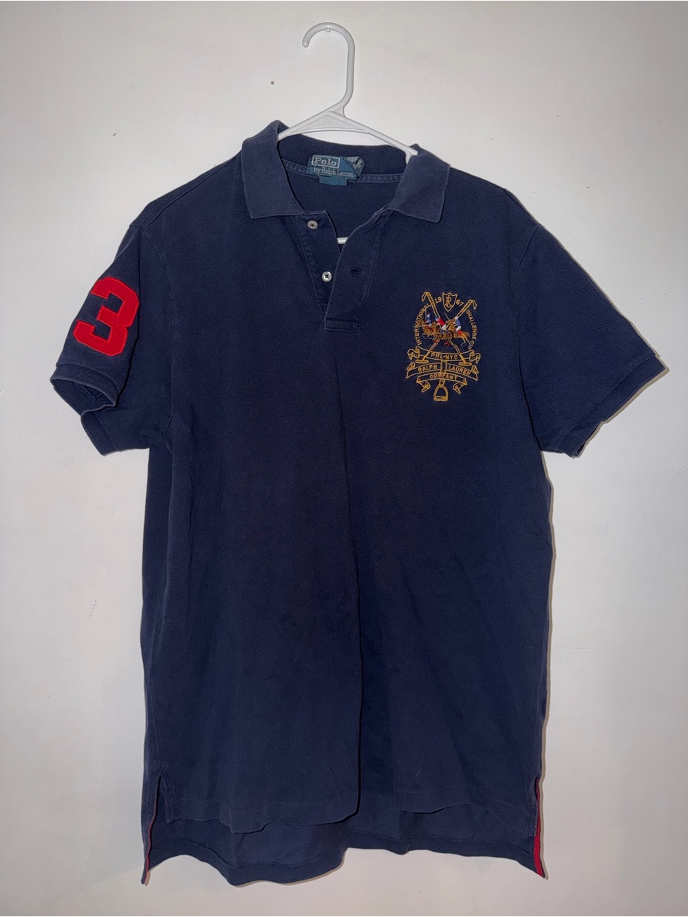 Custom Slim Fit Triple-Pony Polo Shirt